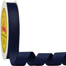 Navy Blue Grosgrain Ribbon 1 inch X 50 Yards Navy Blue Ribbon for Gift Packag...