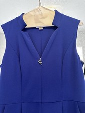 Calvin Klein Star-Neck Scuba Crepe Jumpsuit Size 10.