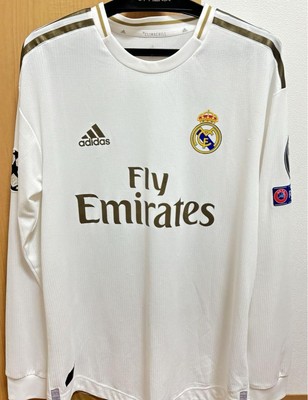 Real Madrid 19-20 Home Jersey James Rodriguez M Long Sleeve adidas