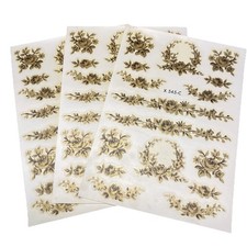 Vintage Rose Decals Meyercord LOT OF 3  #545C Craft Decals Decal Transfer Decos