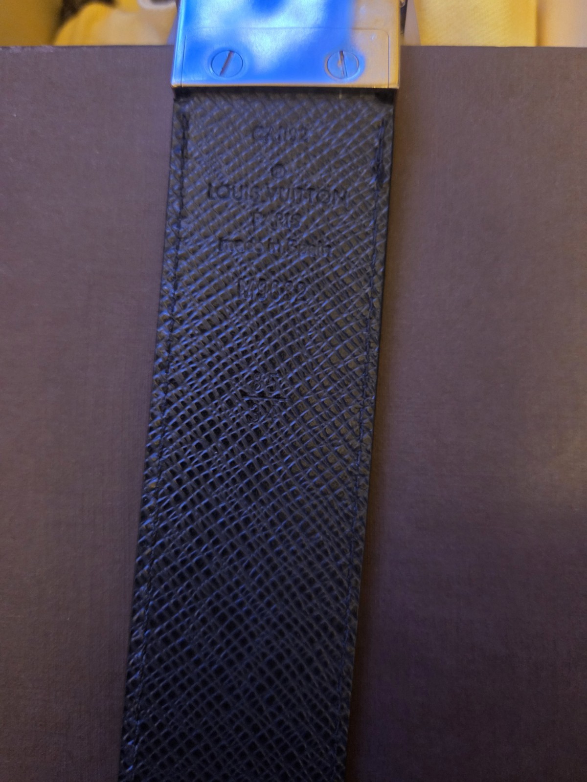 Louis Vuitton Damier Graphite Reversible Belt image 9