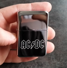 AC/DC  Design Engraved Lighter With Gift Box FREE ENGRAVING
