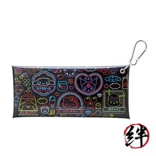 SANRIO Sanrio Characters Clear Pouch Sanrio Vivid Neon