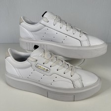 Adidas Sleek Super W Trainers All White Limited Edition Womens UK 7 EF8858 Shoes