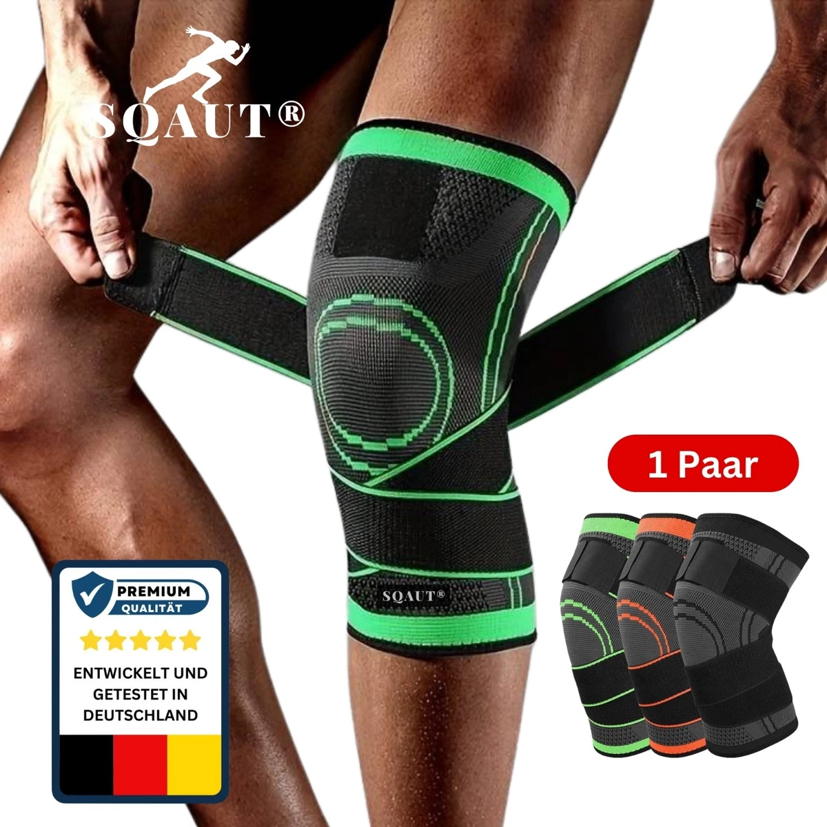 Orthèse De Genou KneeNetic H031 - Manchette De Compression Pour Genou, Unisexe