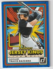 2026 DONRUSS BASEBALL TRAVIS BAZZANA CLEVELAND RC PROSPECT JERSEY KINGS /25 SSP