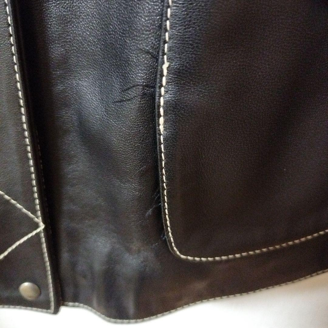 Black Leather Jacket Rich Add Italy Vintage | eBay
