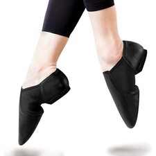 American Ballet Theatre ABT Spotlight Black Neoprene Jazz Shoes Size 8.5