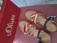 S Oliver Sandaletten Blockabsatz Vorne Geschlossen Damen-Sandalen