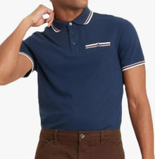 NEW Goodfellow Co. Men's Short Sleeve Standard Fit Polo Navy Size XL