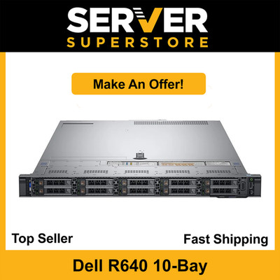 Dell PowerEdge R640 NVMe Server 2x Gold 6126 = 24 Cores H730P 512GB 4x 900GB SAS
