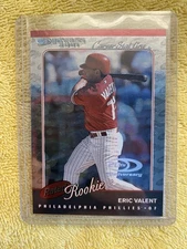 2001 Donruss Eric Valent Career Stat Line Rated Rookie #198, 185/342