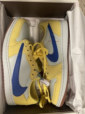 Nike Air Jordan 1 Retro Low OG x Travis Scott Canary Size 11.5  Women (10 Men)