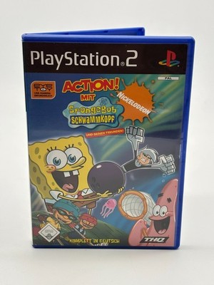 PS2 Sony PlayStation 2   Action mit Spongebob Schwammkopf und seinen - CIB/ PAL