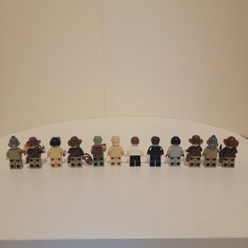 Vintage Lego Indiana Jones Lot 12 Figs 4 Sets & Parts 7625 7682 7624 7622 7620