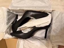 Naturalizer Womens Anna Pumps Shiney Black Leather NEW