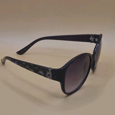 Nine West Sunglasses Purple Lenses Weekender Tortoise Black Travel Oval Oversize