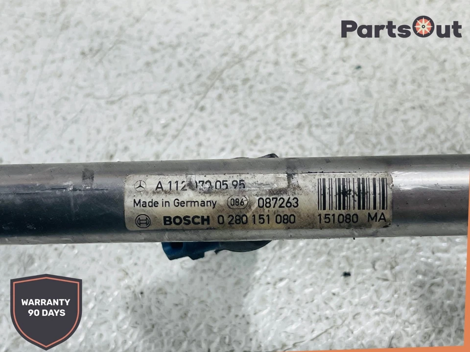 Mercedes C320 W203 2001-2005 riel de combustible con inyectores A1120700595 OEM DK808578 Foto 2 de 4