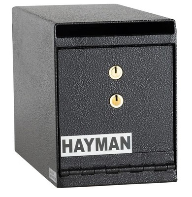 Front load depository drop slot safe 12''D x 6''W x 8''H Hayman CV SL8 K  CashVault