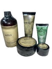 Wen By Chaz Dean Sweet Almond Mint Cleansing Conditioner Hair Lot Set New