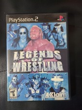 Legends of Wrestling (Sony PlayStation 2, 2001) - Game and Case, Tested, Working