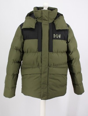 HELLY HANSEN EXPLORER GEFÜTTERTE HERRENJACKE UK M UTILITY GRÜN NORMALE PASSFORM UVP 300 £