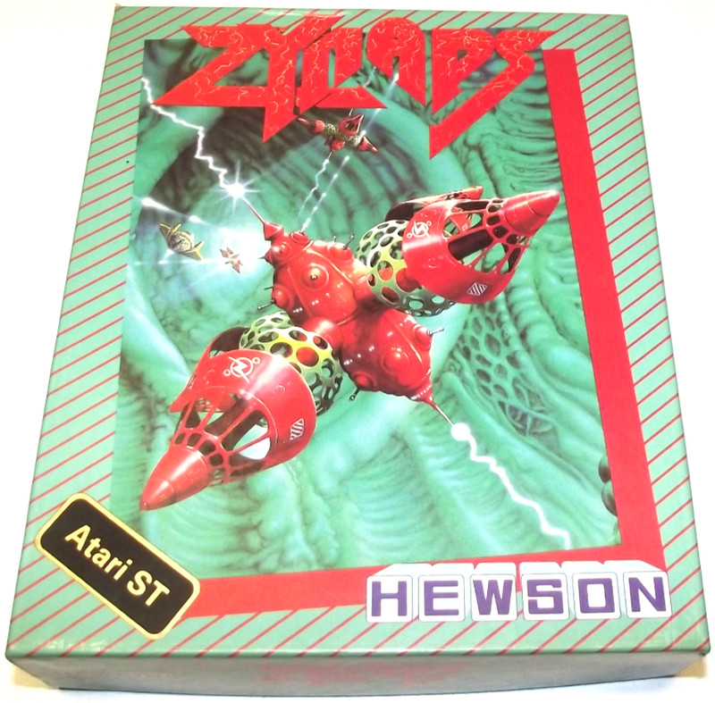 Zynaps (Atari ST) COMPLETE IN BOX Hewson Consultants Shoot 'Em Up Shmup STG