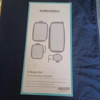 Embroidex 4 Piece Hoop Set For Brother Embroidery Machine