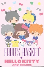 Fruits Basket x Hello Kitty and Friends - Group - Poster