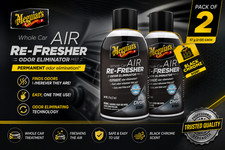 Meguiars G181302 Whole Car Air Re-fresher Odor Eliminator Mist Black Meguiars G181302 Whole Car Air Re-fresher Odor Eliminator Mist Black