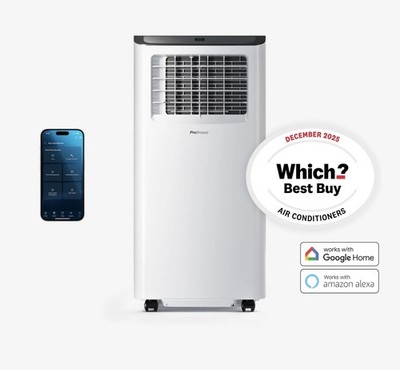 Pro Breeze 9000 BTU 3-in-1 tragbares Klimagerät mit Entfeuchtung