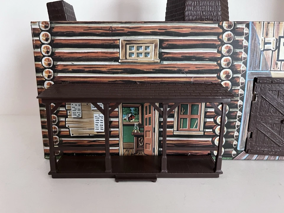 MARX FORT APACHE 1960’s CAVALRY SUPPLY TIN BUILDING - COMPLETE BLDG - MUST SEE - Image 4 of 4