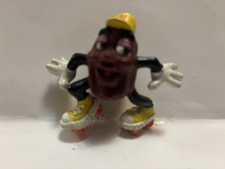 California Raisins Roller Skating Vintage 1988 2.5" Figure Cake Topper Applause