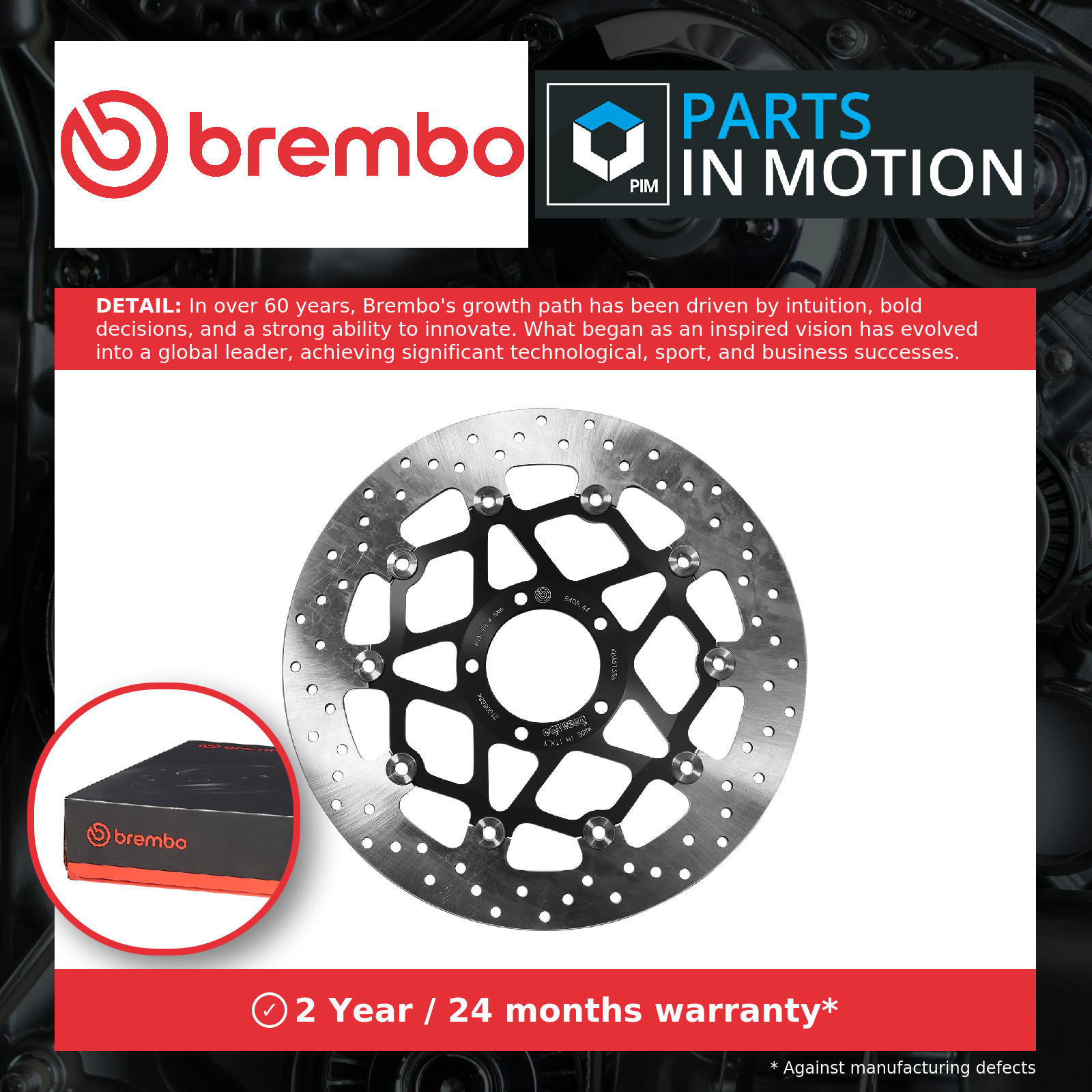 Brake Disc Floating front Fits Ducati Multistrada 1100 V4 2424 Brembo 78B408A4 - Image 13
