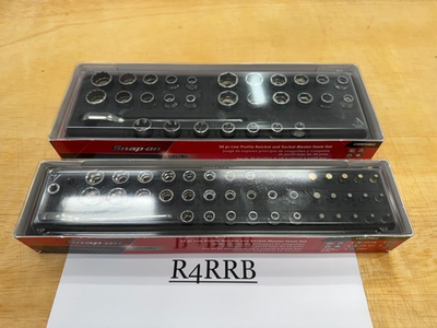 #ad Snap on Tools NEW 75pc LOW PROFILE Master 1 4quot; 3 8quot; Foam Sets 145RTMLE 230RFSMLE $1399.95