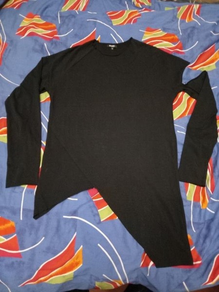 Women China Dress Black Cotton 46