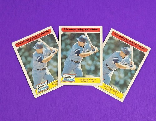 George Brett #3 1984 Drake's card