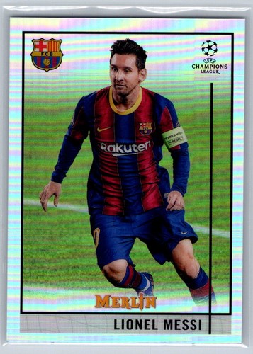 2020-21 Merlin UEFA Champions League Lionel Messi Refractor #1
