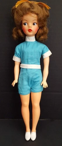 Vintage 1960's Ideal 12" 'Tammy' Doll Straight Legs BS-12 1 Romper & Clothes