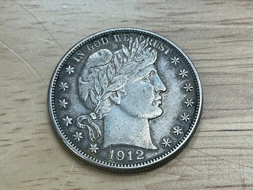 1912-D Silver Barber Half Dollar