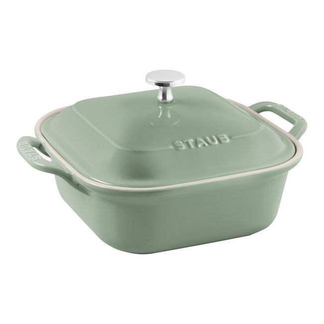 Staub Stoneware 5-pc, Mixed Baking Dish Set, eucalyptus