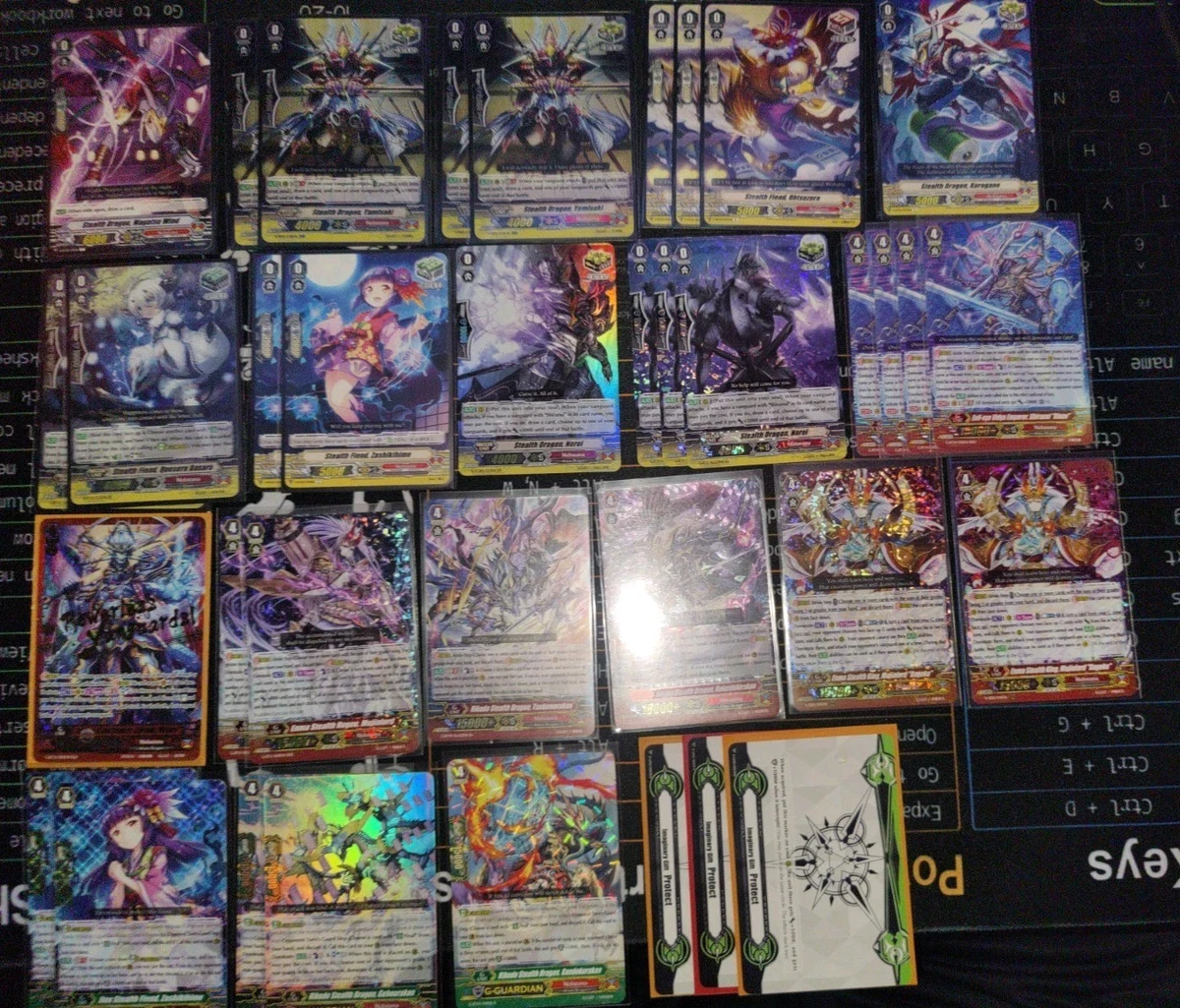 25+ Cardfight!!! Vanguard TCG Bushiroad Player-Built Collectible