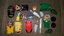 Kung Zhu Zhu Pets for Hamsters, 2 Battle Tablets, 4 Sets Armor, Weapons Vtg 2010