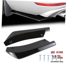 2PCS Car Rear Bumper Diffuser Spoilers, Anti-Collision Front Bumper Lip