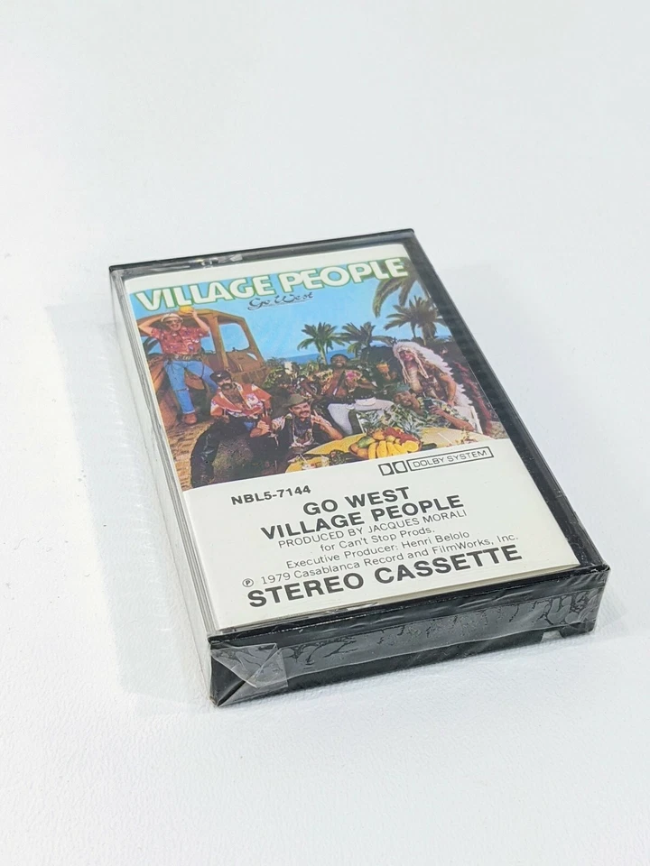 Village People Go West CASSETTE Tape 1979 Casablanca NBL5-7144 In The Navy RARE! Foto 3 de 3