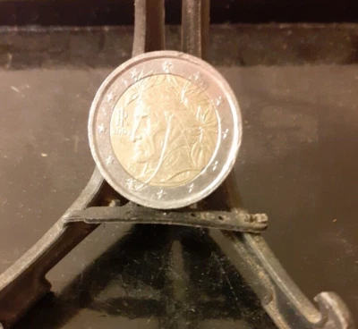 2 Euro ITALIE 2002, lettre R , DANTE ALIGHIERI - Photo 1/3