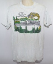 VTG 80s Cumbres Toltec Scenic Railroad Chama NM Train Puffy Mens L Made in USA