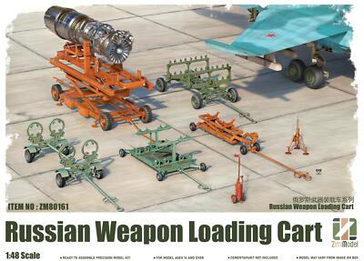ZIMI Model ZM80161 1/48 Russian Weapon Loading Cart Assembly Model