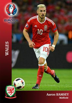 Aaron Ramsey Uefa Euro 2016 Xx 25 Wales Ebay