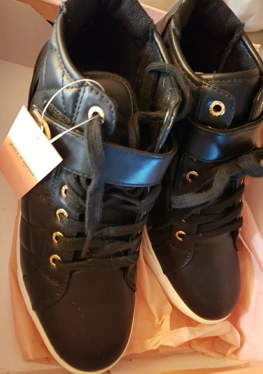 Women s Juicy Couture Journey Wedge Fashion Sneakers Black